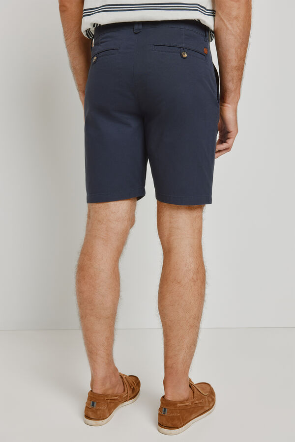 Pedro del Hierro Bermuda lisa Azul