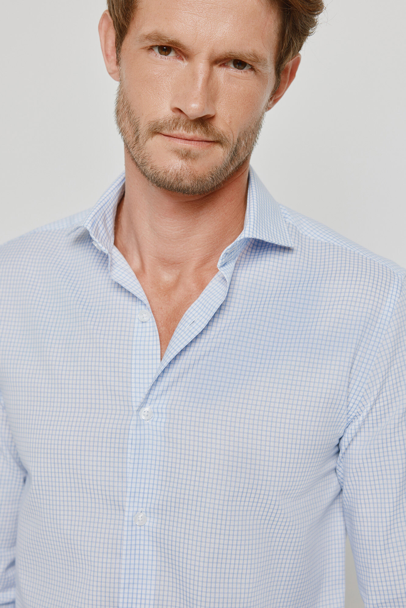 Milano Camisa cuadros manga larga