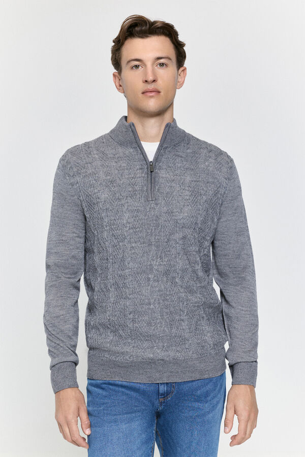 Milano Jersey semicisne Gris