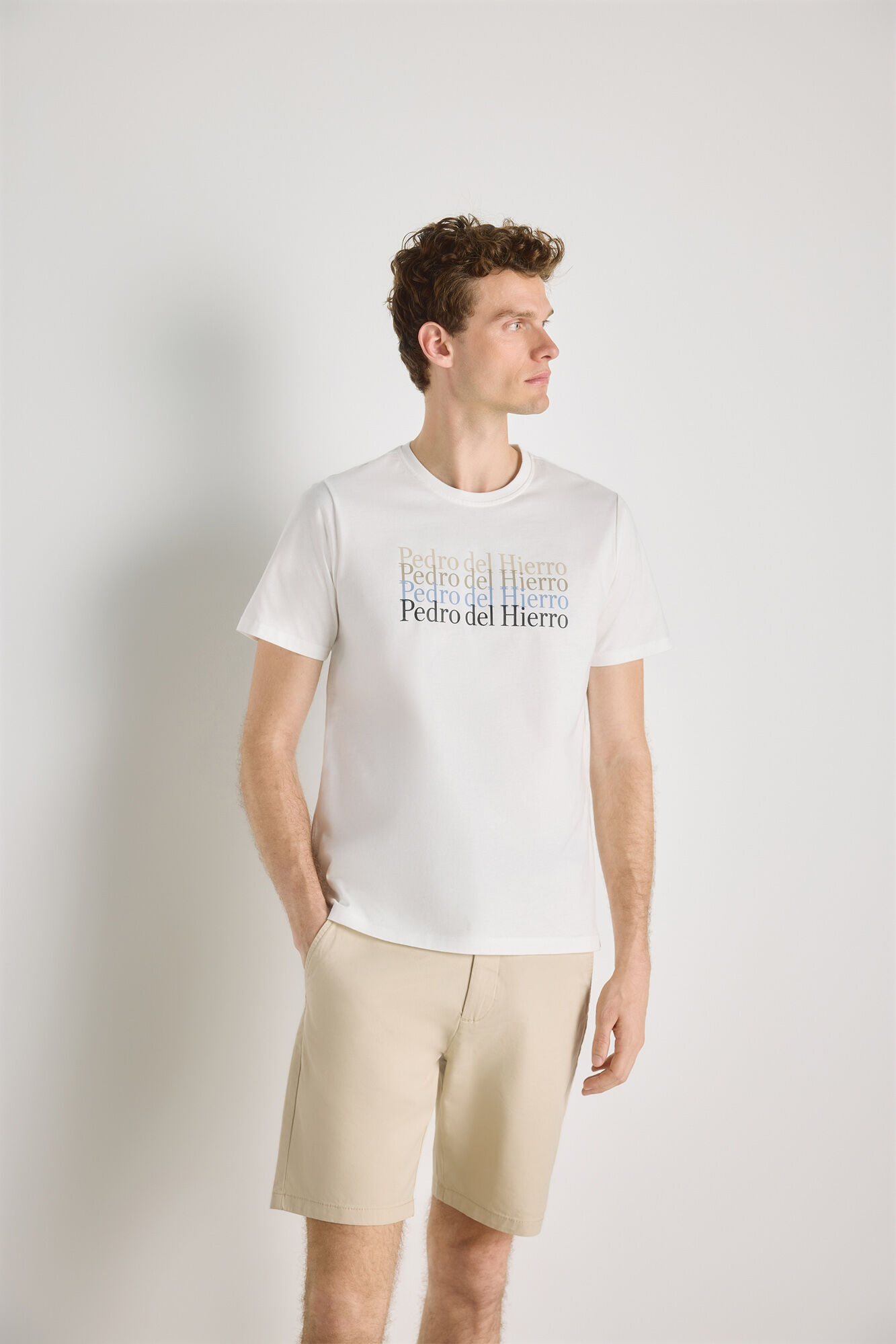 Pedro del Hierro Camiseta manga corta estampada
