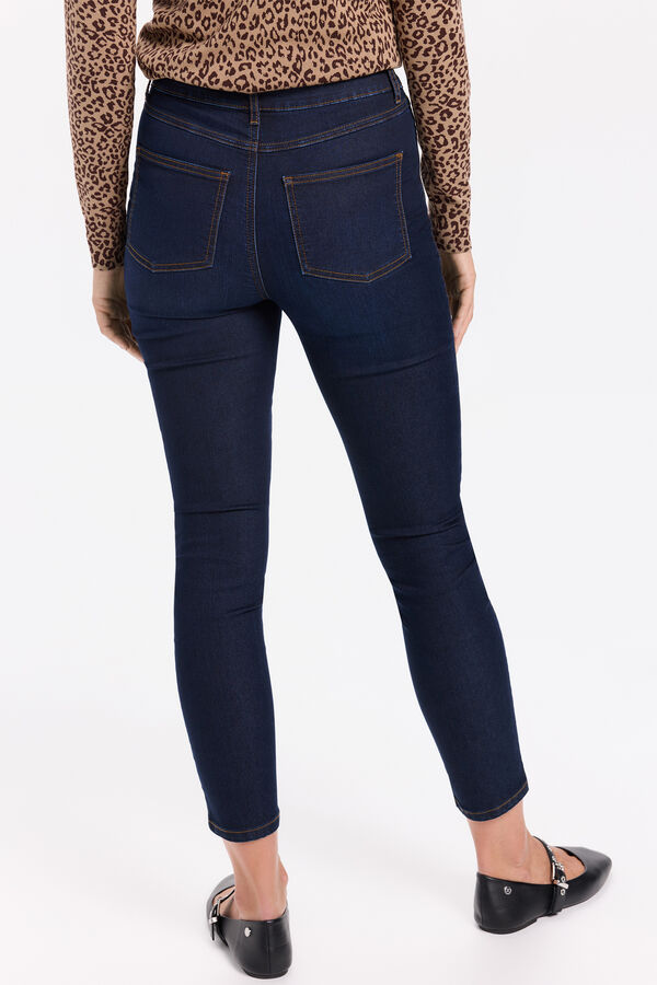 Milano Jeans slim tiro medio Navy