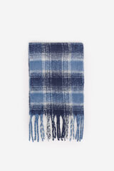 Milano Tartán Scarf Azul