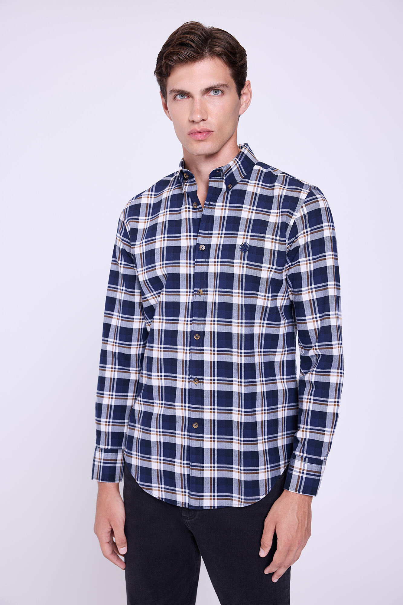 Springfield Camisa Cuadros Relaxed Fit