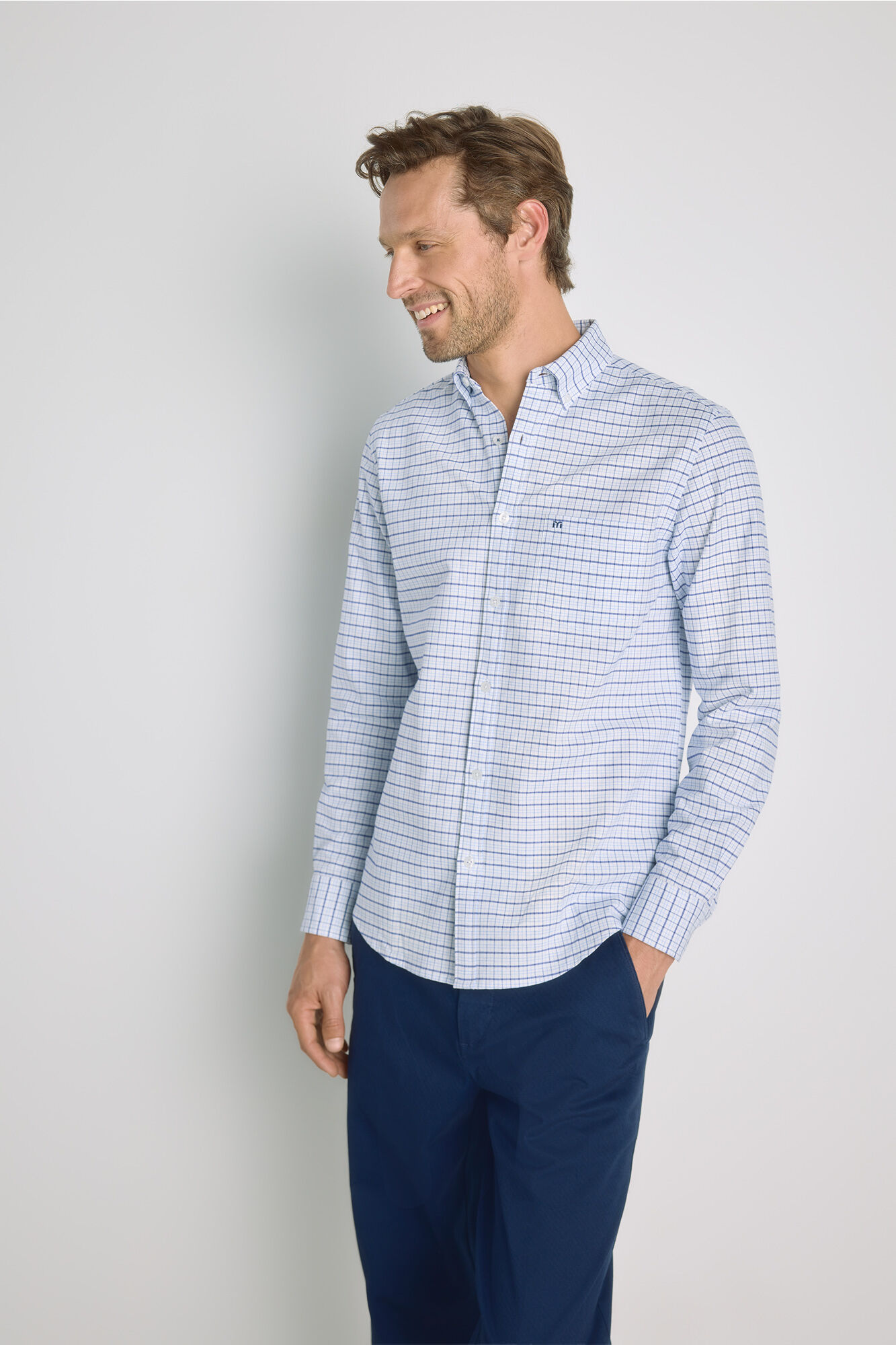 Milano Camisa cuadros manga larga
