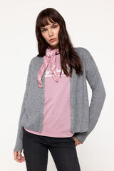 Fifty Outlet Cardigan de punto soft Marengo