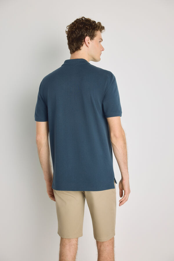 Springfield Polo de manga curta Azul