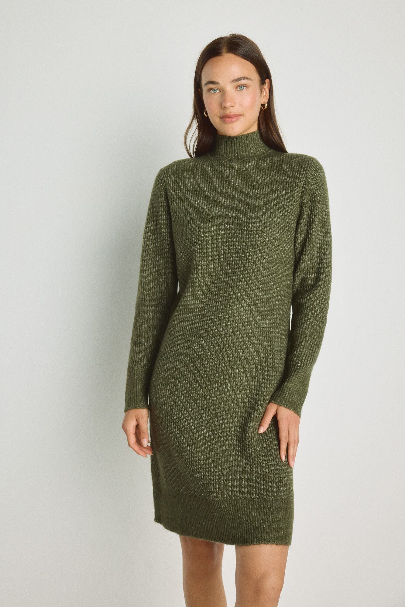 Milano Vestido gola alta