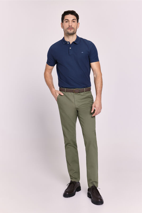 Milano Polo básico manga curta Marinho