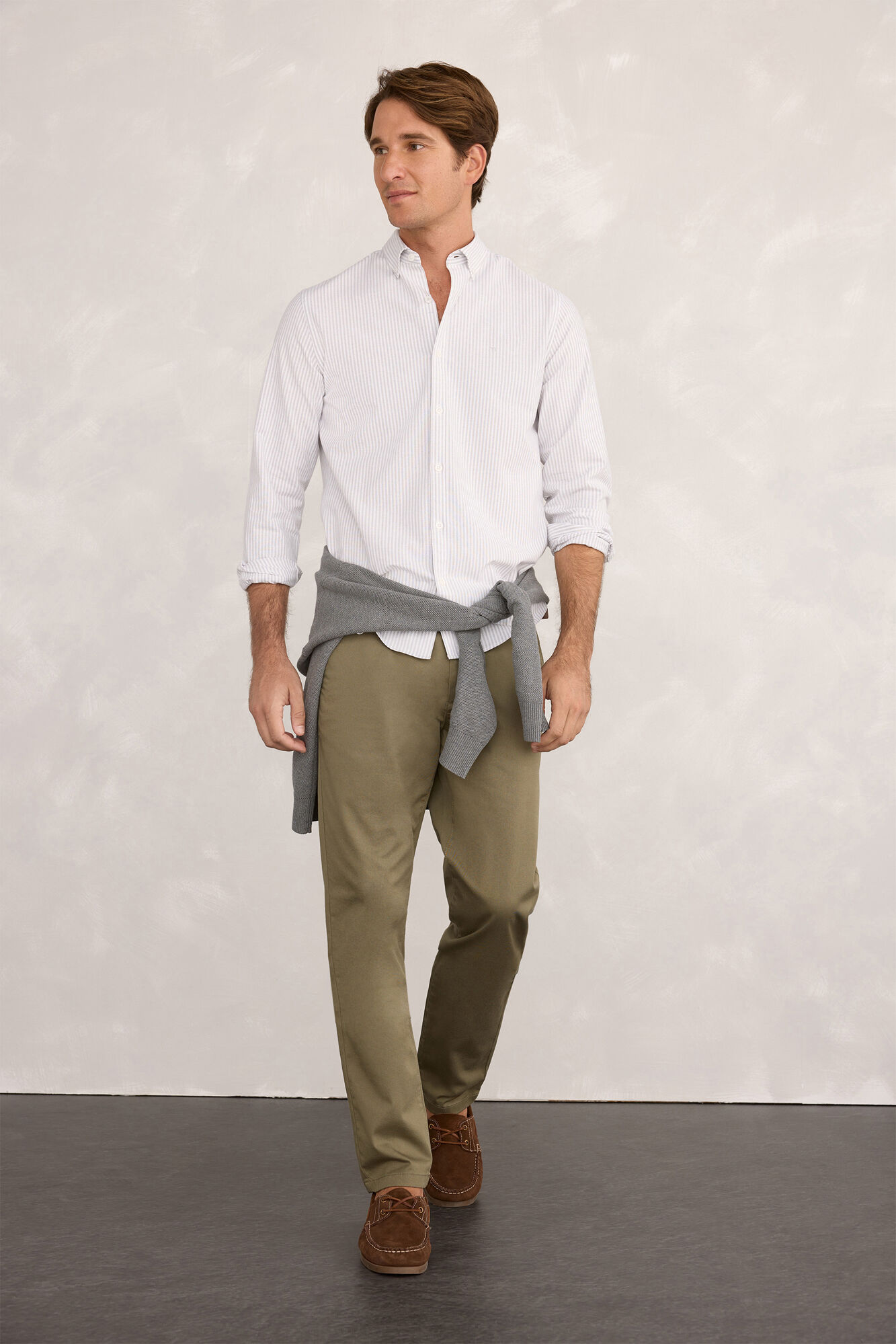 Milano Camisa esportiva riscas