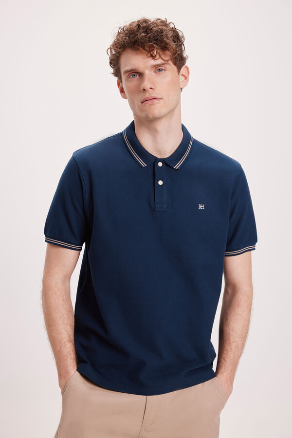 Pedro del Hierro Polo PDH Tips Navy