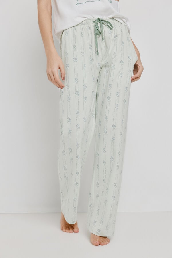 Milano Pijama estampado Branco