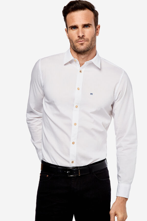 Fifty Outlet Camisa slim Blanco