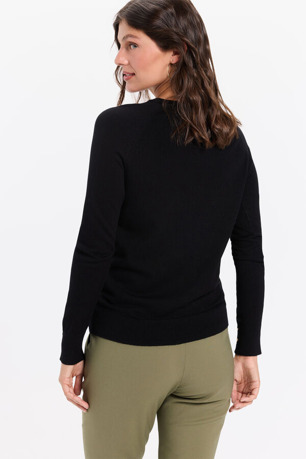 Milano Jersey basico punto liso Negro