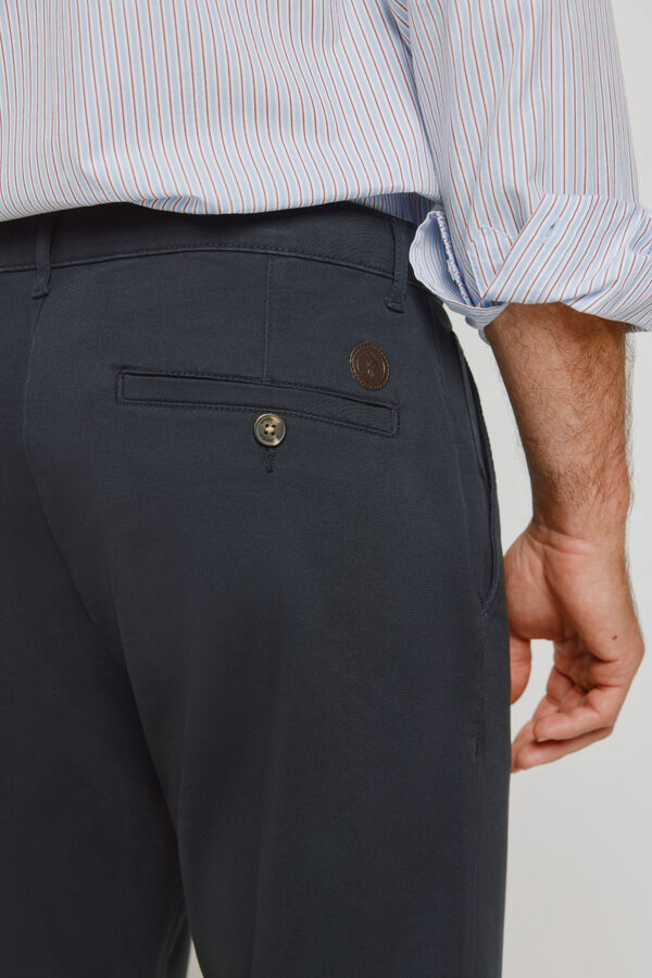 Springfield Cal&ccedil;as chino regular fit Marinho