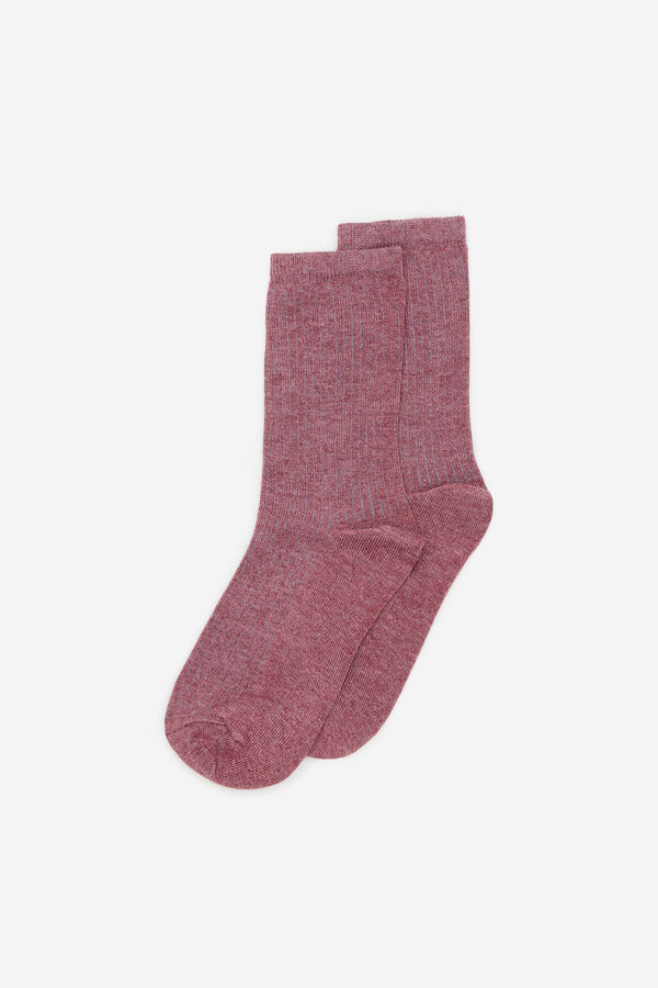 Milano Meias Canalizadas Bordeaux