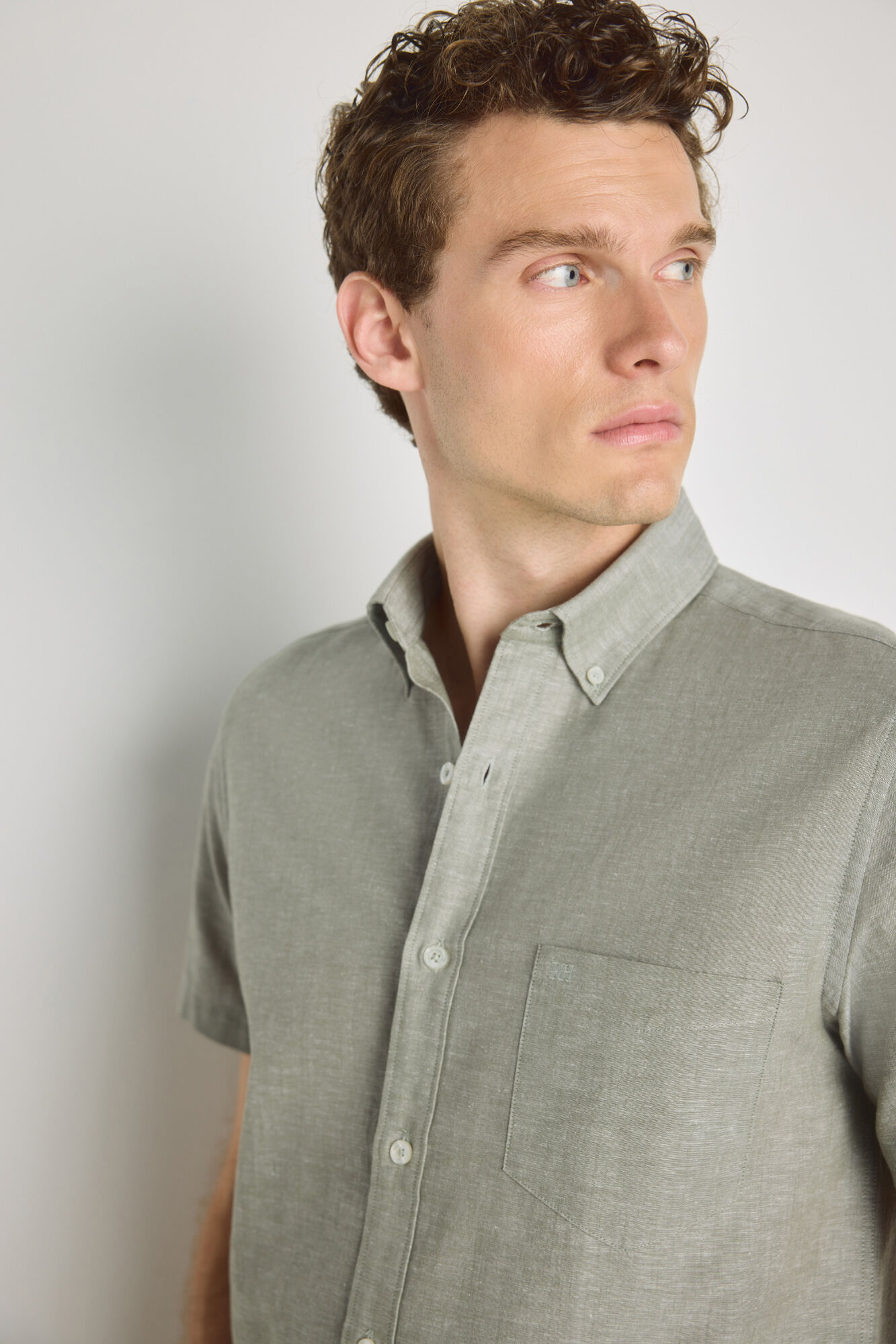 Pedro del Hierro Camisa lisa manga corta