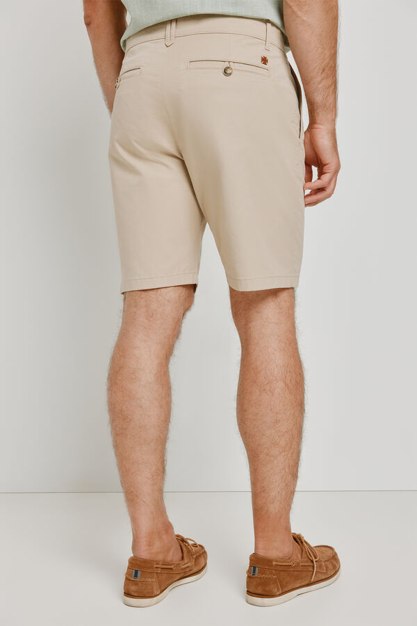Pedro del Hierro Bermuda lisa Beige