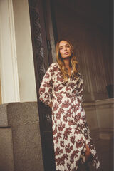 Milano Tejido midi camisero Beige