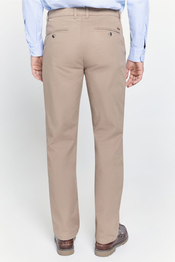 Milano Pantalón chino regular fit Beige/Camel