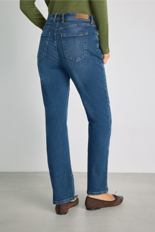 Milano Pantal&oacute;n denim regular Azul Oscuro