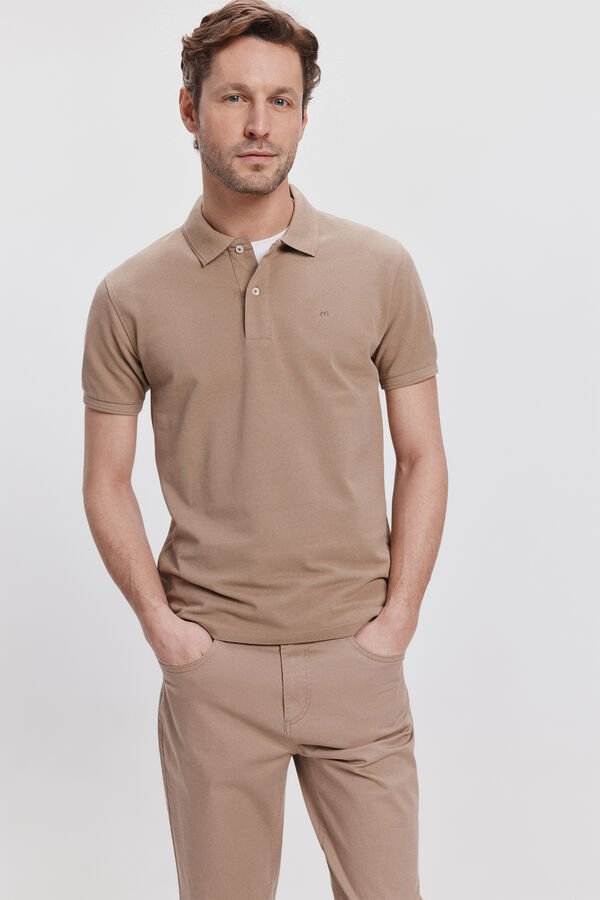 Milano Polo B&aacute;sico Milano Marr&oacute;n