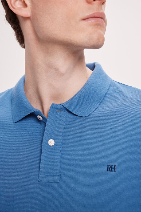 Pedro del Hierro Polo B&aacute;sico PDH Azul