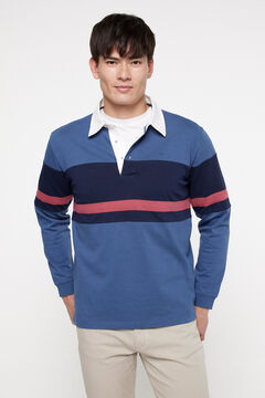 Fifty Outlet Polo Rugby Rayas blue