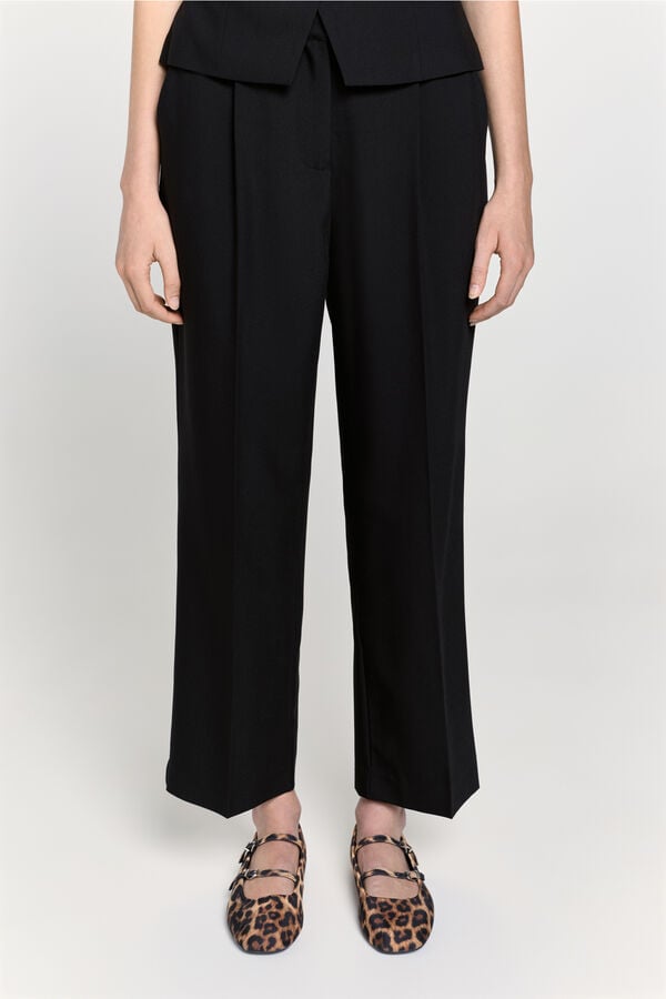 Milano Pantalón estilo sastre Negro