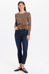 Milano Jeans slim tiro medio Navy