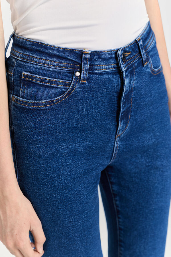 Milano Jeans regular fit tiro alto Azul
