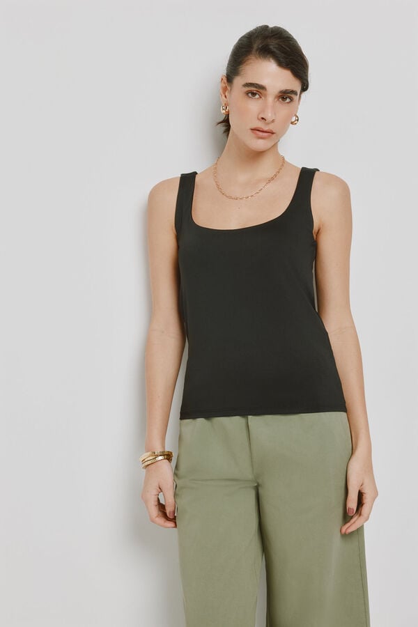 Milano Top nadador Preto