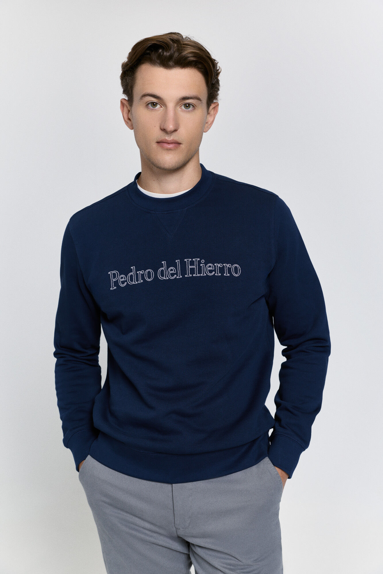 Pedro del Hierro Sudadera logo regular fit