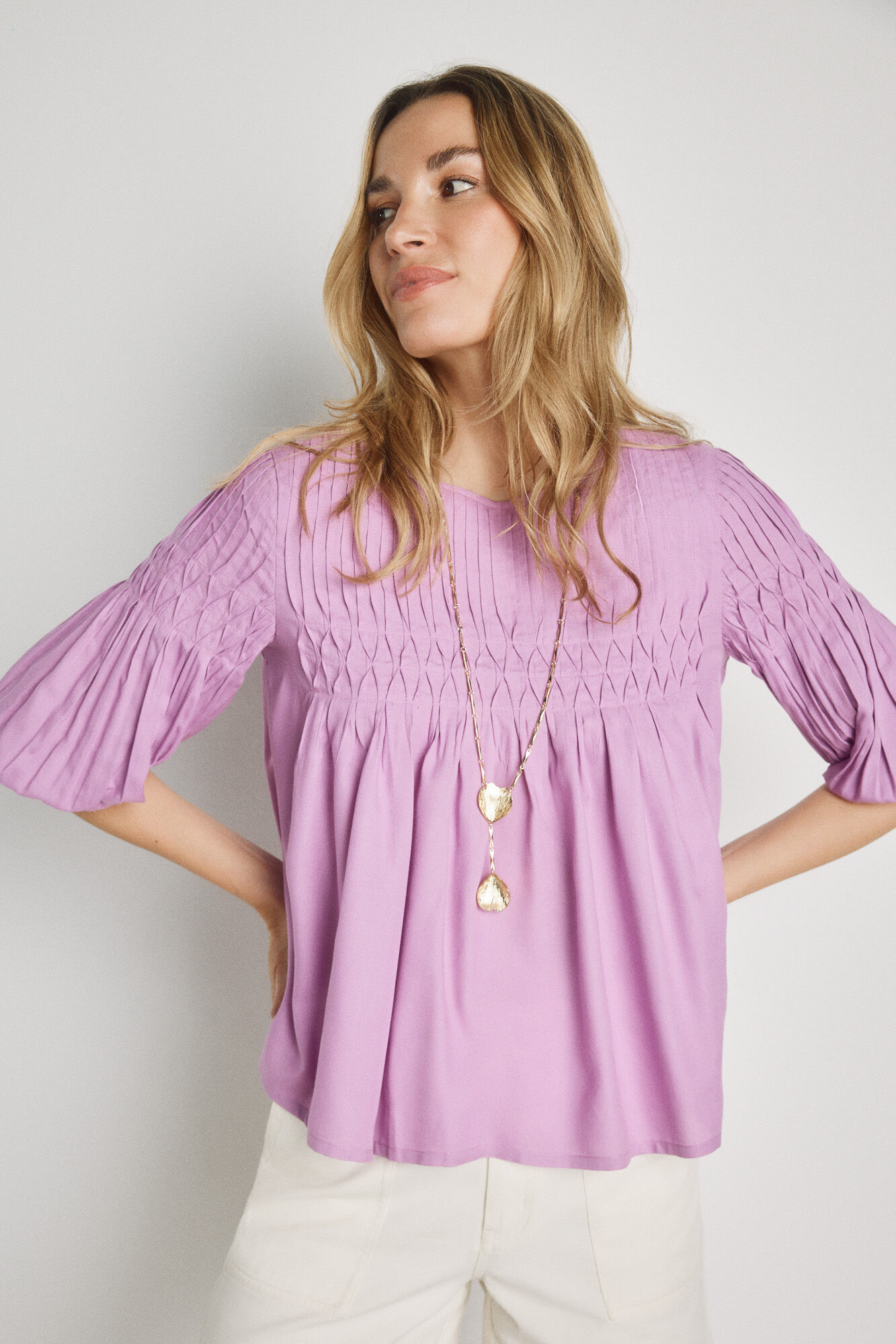 Milano Blusa gola redonda