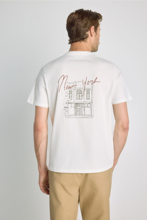 Milano T-shirt de manga curta Branco