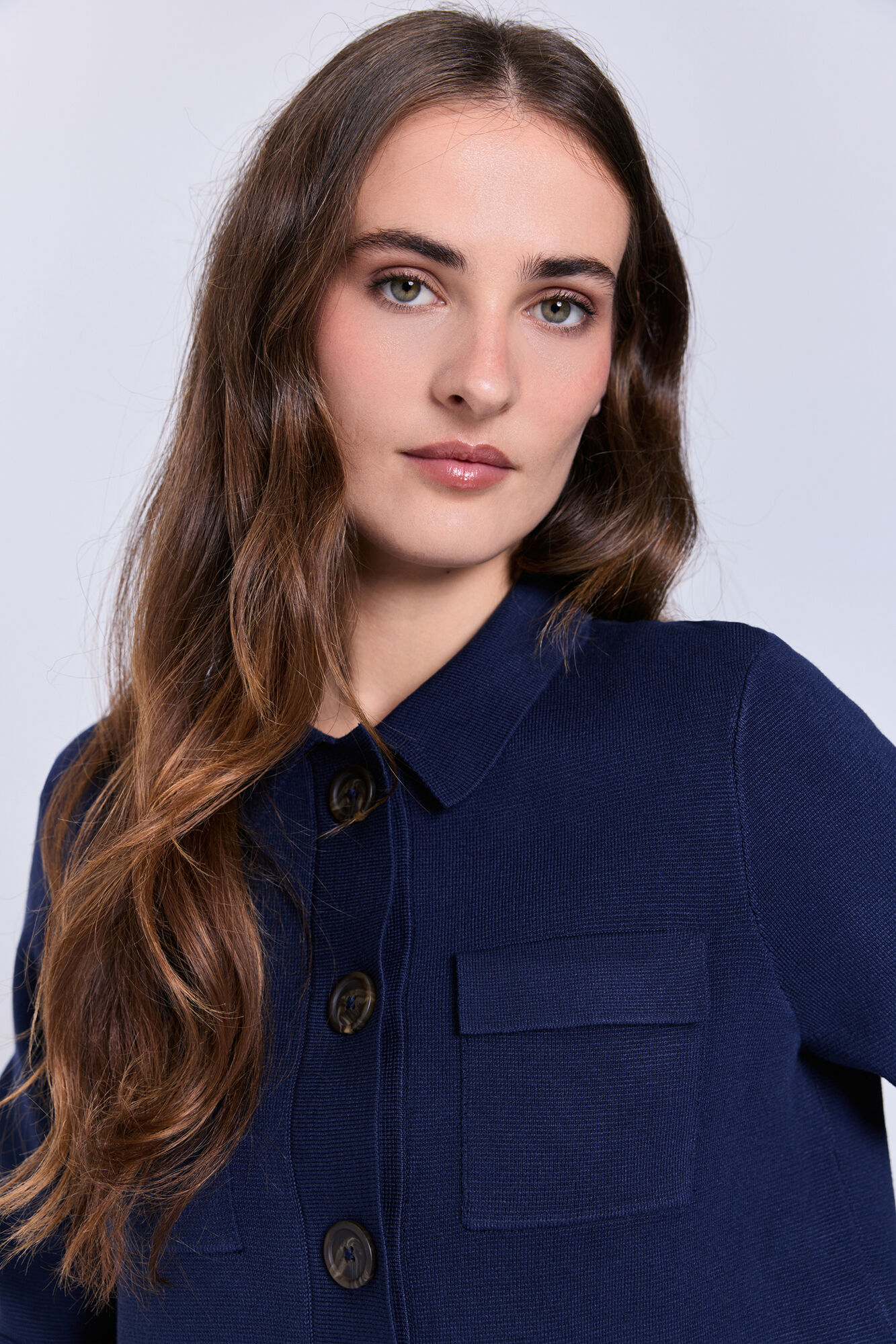 Milano Cardigan grueso con bolsillos