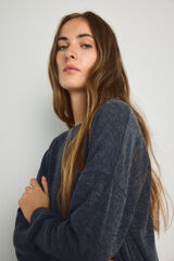 Milano T-shirt gola redonda Marinho