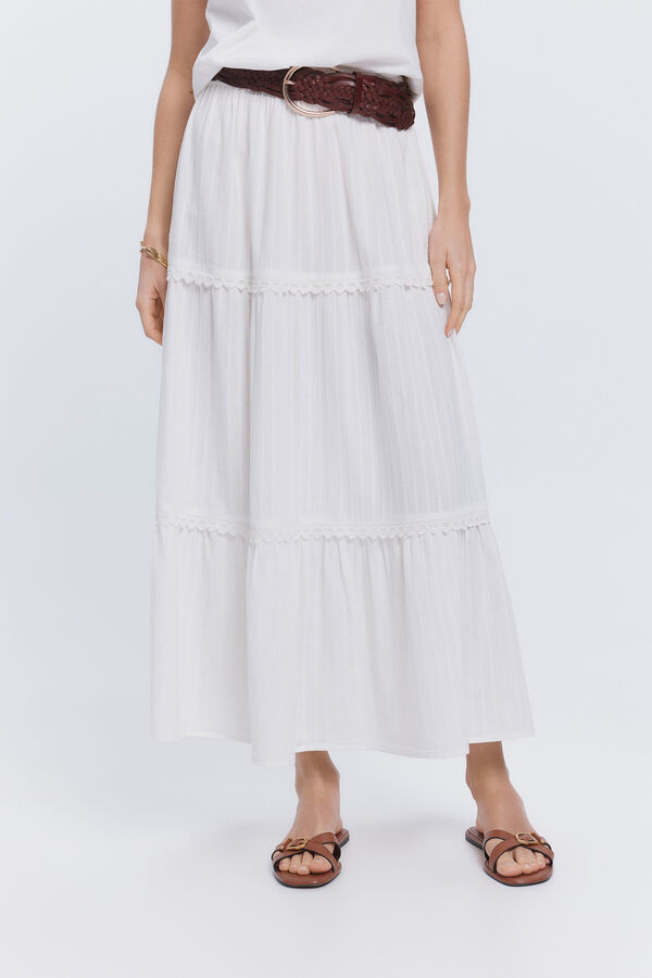 Milano Falda larga vuelo Blanco
