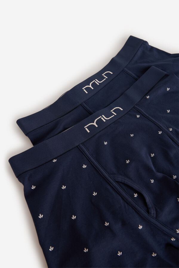 Milano Boxer Reconnect Estampado azul