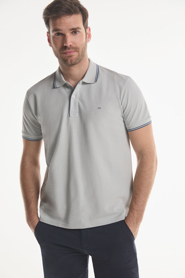 Fifty Outlet Polo Tips Gris