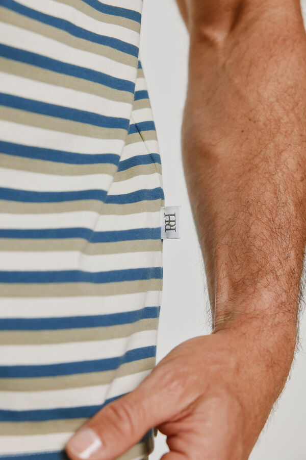 Pedro del Hierro T-shirt de manga curta estampada Branco