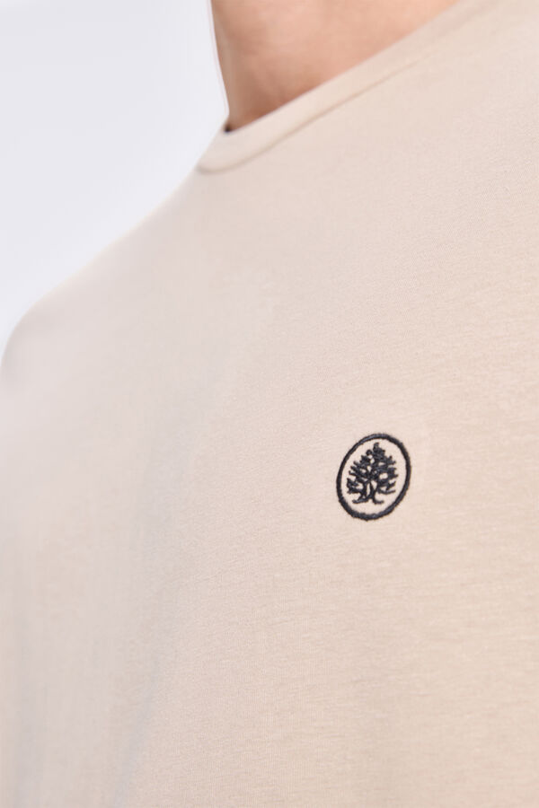 Springfield Camiseta Básica Springfield Bege