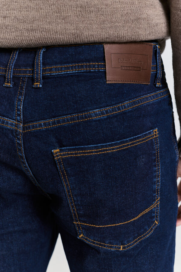 Pedro del Hierro Pantalón vaquero slim fit Azul