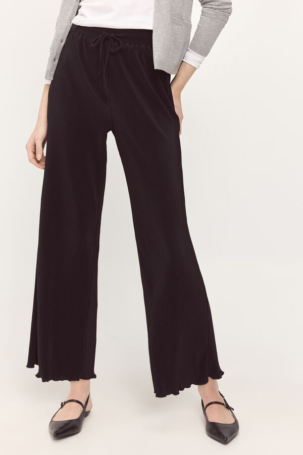 Milano Pantalón sport plisado Negro