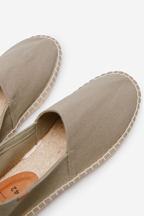 Milano Alpargata tejido Kaki Claro