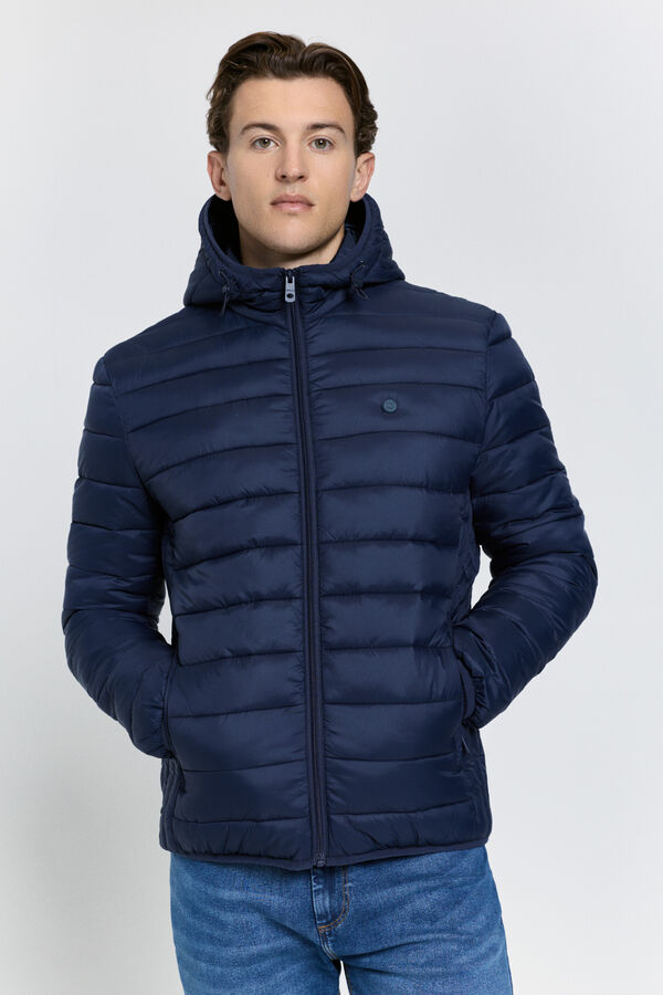 Milano Casaco com capuz Marinho