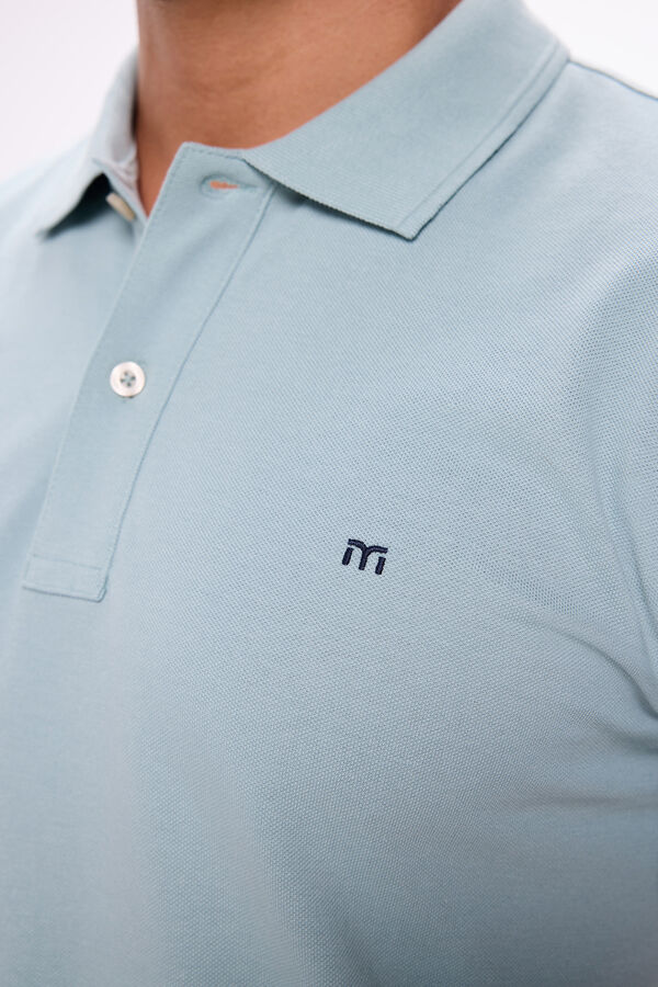 Milano Polo Piqu&eacute; B&aacute;sico Azul
