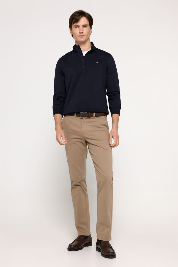 Pedro del Hierro Sudadera media cremallera PDH Navy