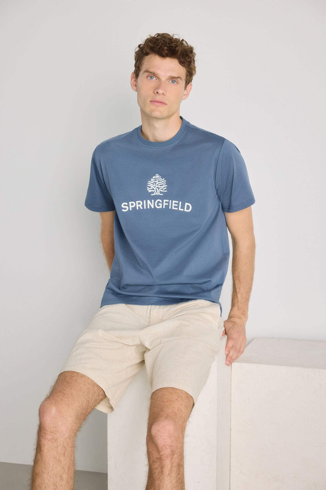 Springfield Camiseta manga corta