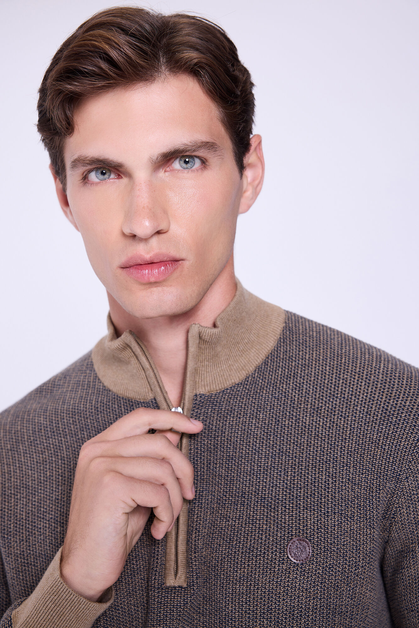 Springfield Jersey B&aacute;sico Media Cremallera