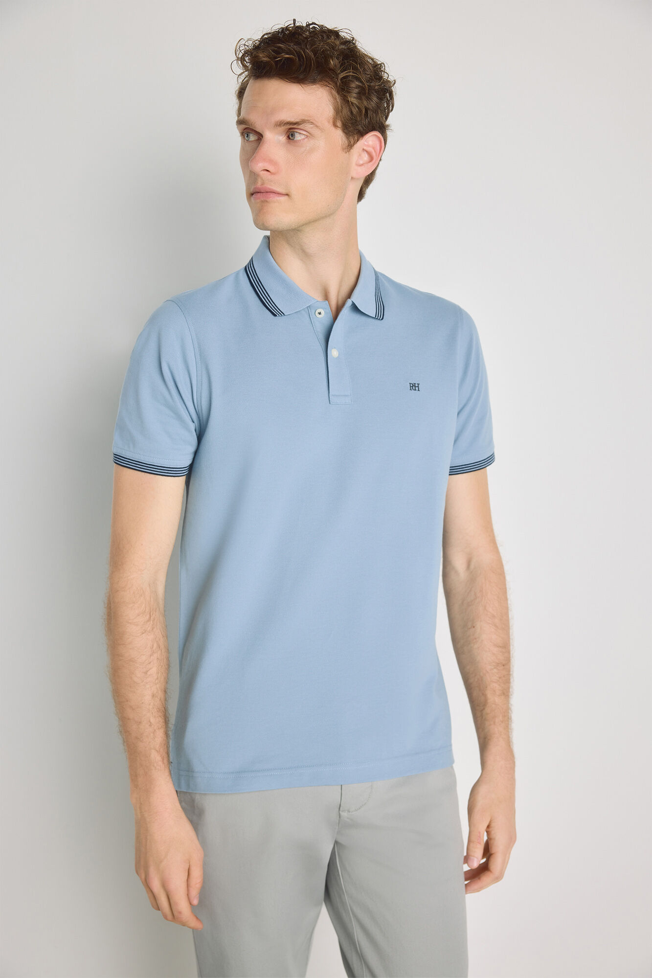 Pedro del Hierro Polo manga corta